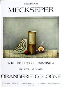 120 Etchings, 1 Painting Orangerie Exhibition Poster | Friedrich Meckseper,{{product.type}}