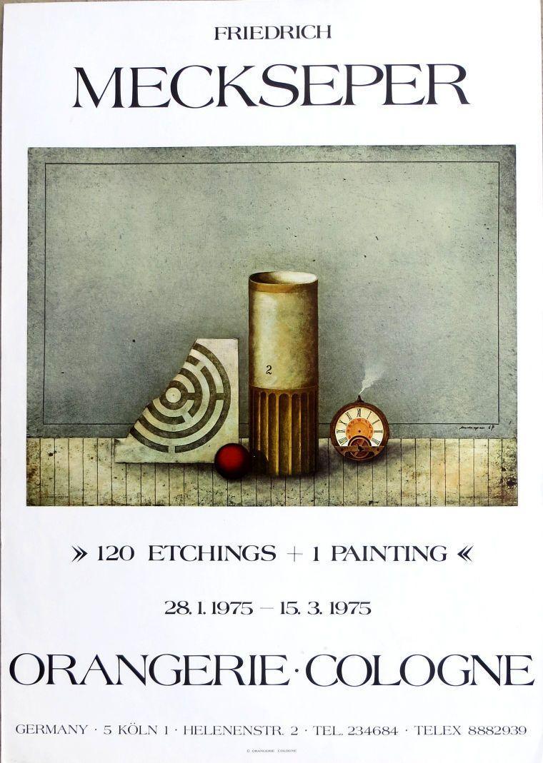 120 Etchings, 1 Painting Orangerie Exhibition Poster | Friedrich Meckseper,{{product.type}}