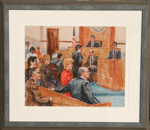 13 - Fourteen Figures,  Bright Blue Floor - Print Digital | Marshall Goodman,{{product.type}}
