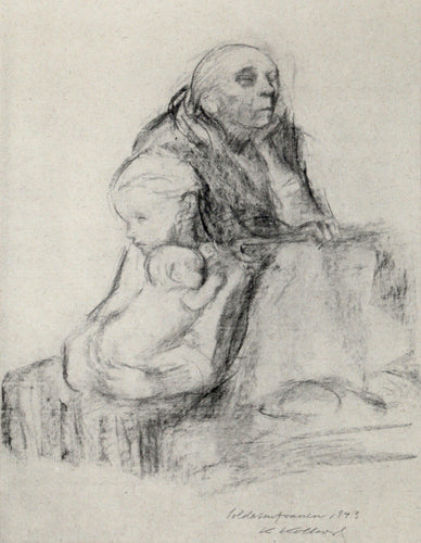 15 - Soldatenfrauen Lithograph | Kathe Kollwitz,{{product.type}}