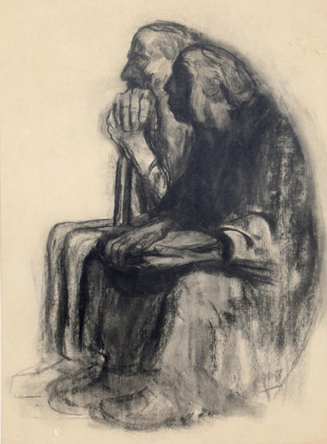 18 - Selbstbildnis mit Karl Kollwitz Lithograph | Kathe Kollwitz,{{product.type}}