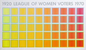 1920 League of Women Voters Screenprint | Richard Anuszkiewicz,{{product.type}}
