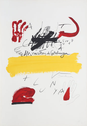 2 from Als Mestres de Catalunya Lithograph | Antoni Tapies,{{product.type}}