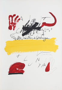 2 from Als Mestres de Catalunya Lithograph | Antoni Tapies,{{product.type}}