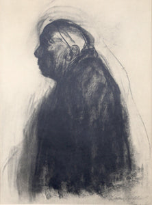 21 - Letztes Selbstbildnis Lithograph | Kathe Kollwitz,{{product.type}}