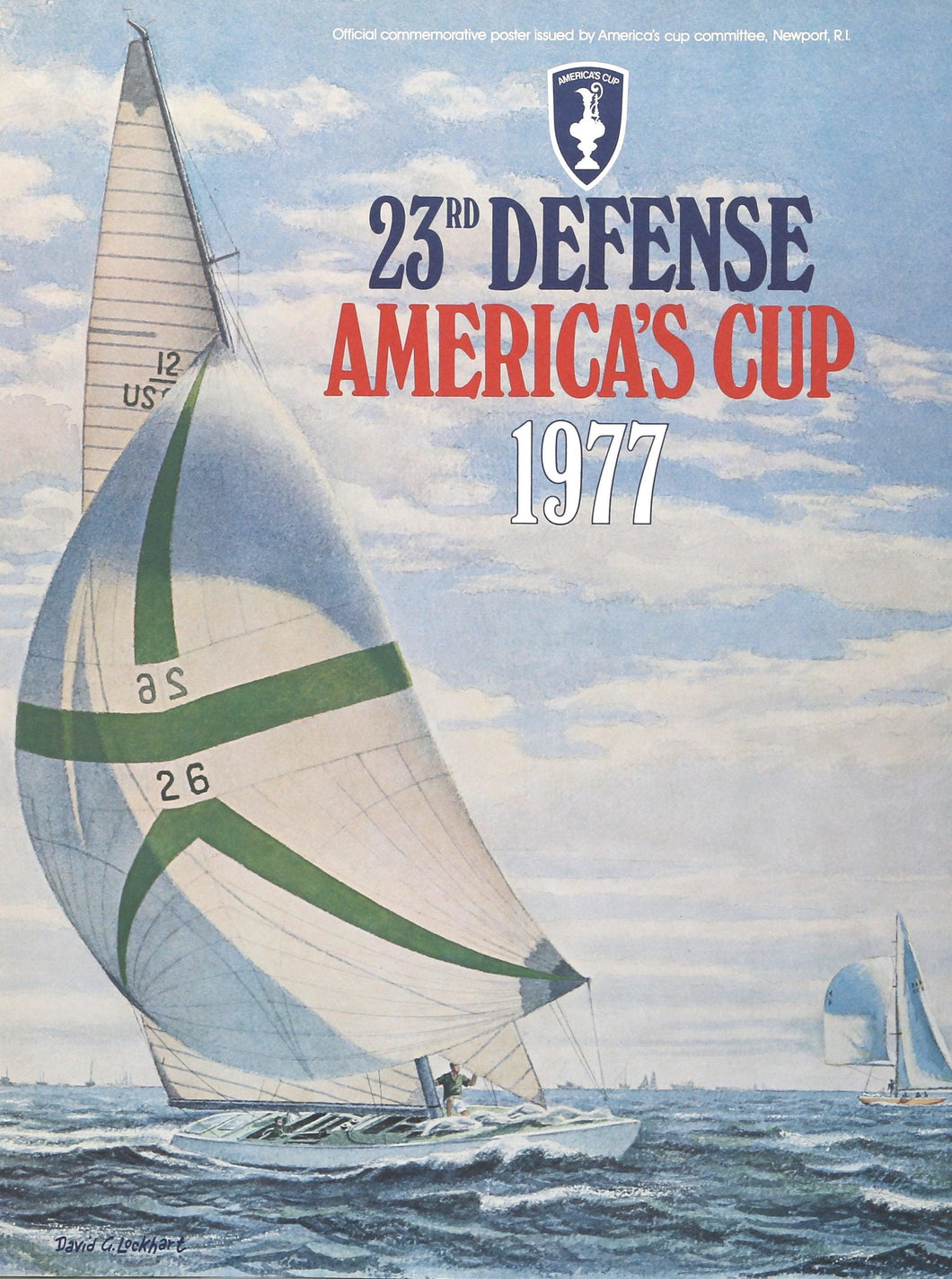 23rd Defense America's Cup 1977 Poster | David Lockhart,{{product.type}}