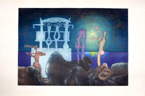 2AM from L'Arc Obscur des Heures Etching | Roberto Matta,{{product.type}}
