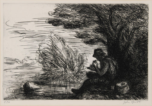 4:00 PM Etching | John August Groth,{{product.type}}