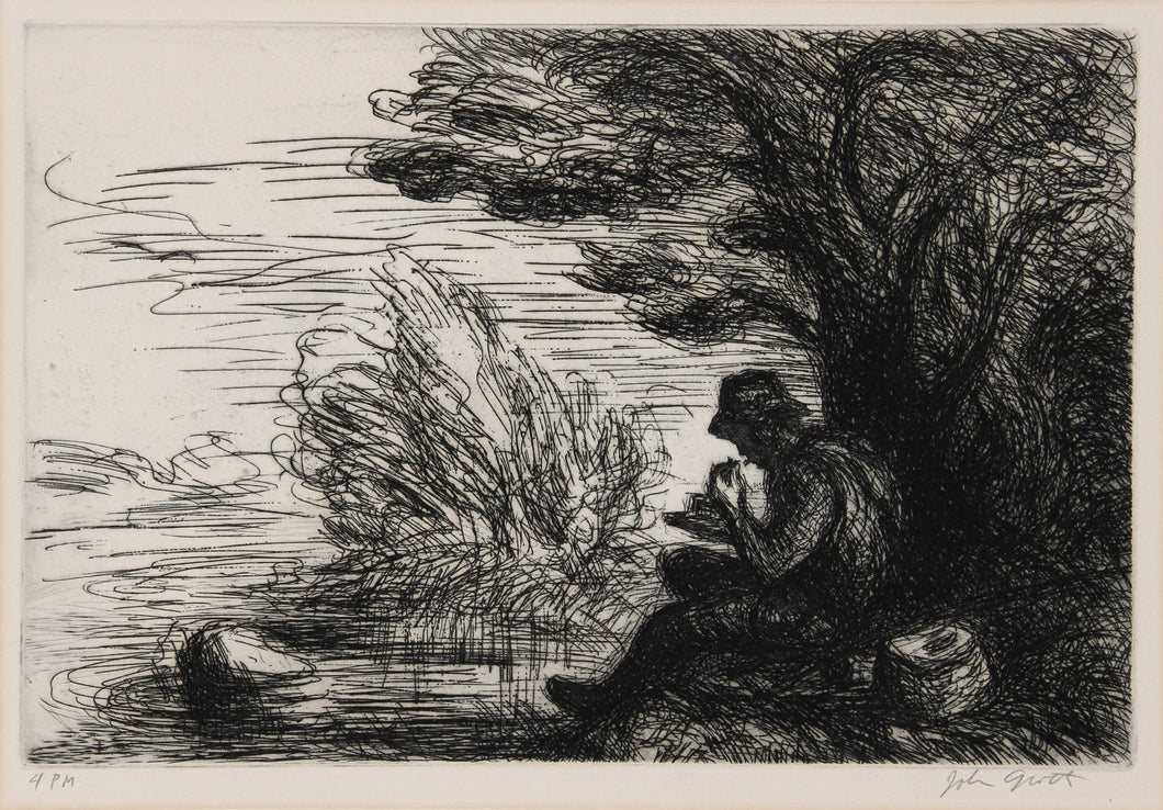 4:00 PM Etching | John August Groth,{{product.type}}