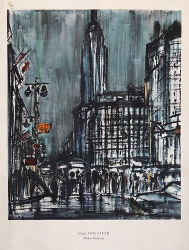 42nd and Fifth Ave. Poster | Burhan Dogançay,{{product.type}}