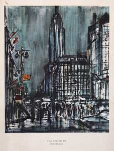 42nd and Fifth Ave. Poster | Burhan Dogançay,{{product.type}}