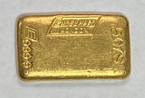 5 OZ, Gold Engelhard Bullion Metal | Unknown Artist,{{product.type}}