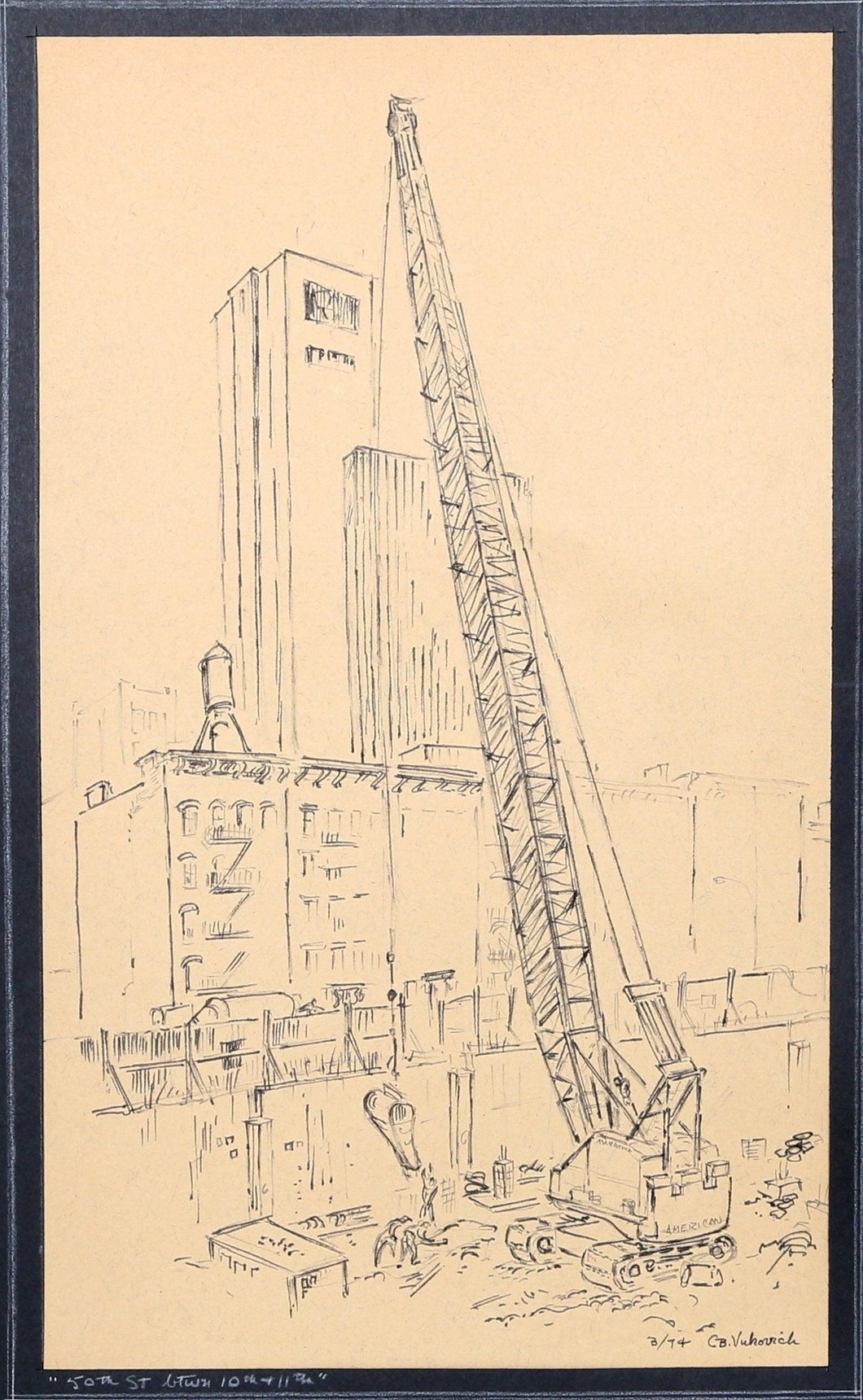 50th Between 10th and 11th Ink | Charles Blaze Vukovich,{{product.type}}