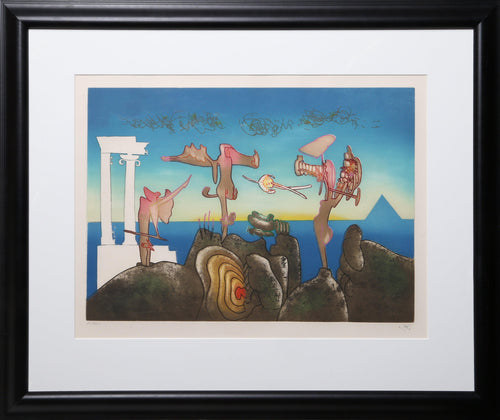 5PM from L'Arc Obscur des Heures Etching | Roberto Matta,{{product.type}}