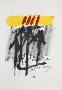 6 from Als Mestres de Catalunya Lithograph | Antoni Tapies,{{product.type}}