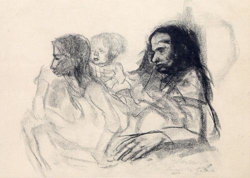 7 - Familie Lithograph | Kathe Kollwitz,{{product.type}}
