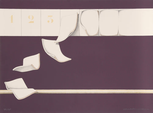 8 Sheets (Purple) Screenprint | Lennart Nyström,{{product.type}}