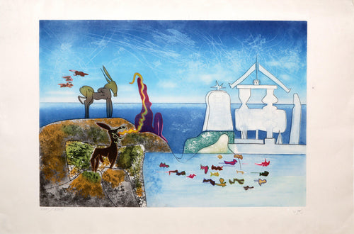 8AM from L'Arc Obscur des Heures Etching | Roberto Matta,{{product.type}}