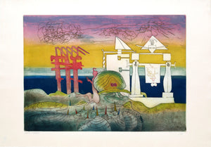 8PM from L'Arc Obscur des Heures Etching | Roberto Matta,{{product.type}}
