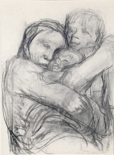 9 - Mutter Mit Kindern Lithograph | Kathe Kollwitz,{{product.type}}