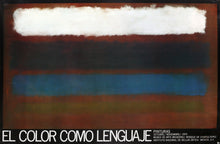 El Color Como Lenguaje Poster | Mark Rothko,{{product.type}}