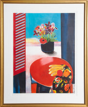 Irises, Poppies, and Fruit