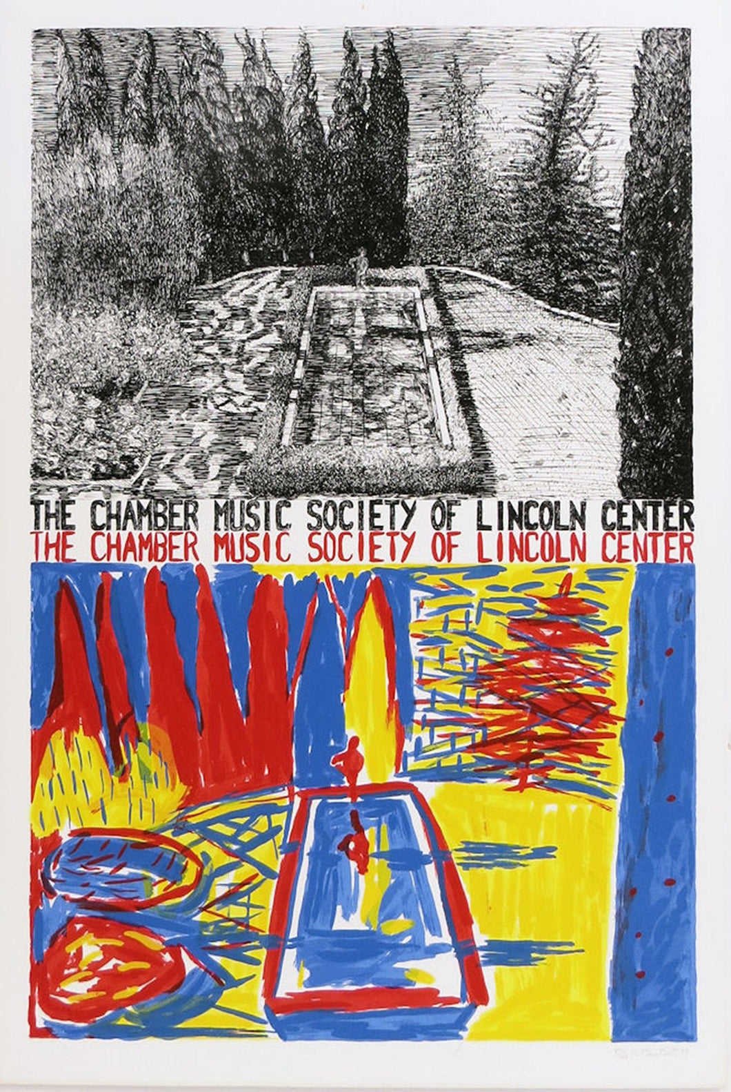 Chamber Music Society of Lincoln Center Screenprint | Jennifer Bartlett,{{product.type}}
