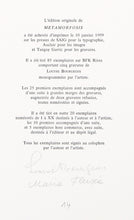 Plate 2 from the Metamorfosis Portfolio