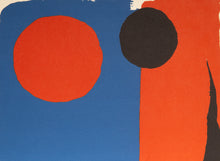 Composition in Red and Blue