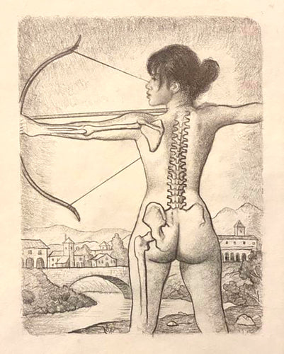 Anatomical study in the style of Vesalius