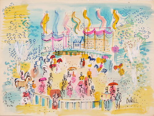 Ring with Horses Acrylic | Charles Cobelle,{{product.type}}
