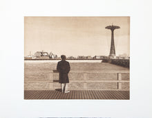 Coney Island Self Portrait (Sepia)