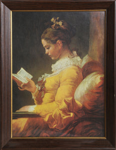 A Young Girl Reading