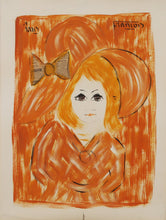 Orange Girl mixed media | Francois Paris,{{product.type}}