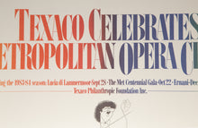 Met Opera Centennial Poster