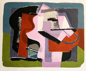 Heavy Forms (Pink) Lithograph | Robert Blackburn,{{product.type}}