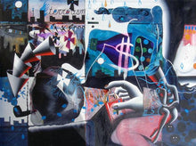 The Bad Poetry of the Grid Oil | Mark Kostabi,{{product.type}}