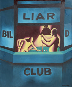 Chalk One Up Oil | Mark Kostabi,{{product.type}}