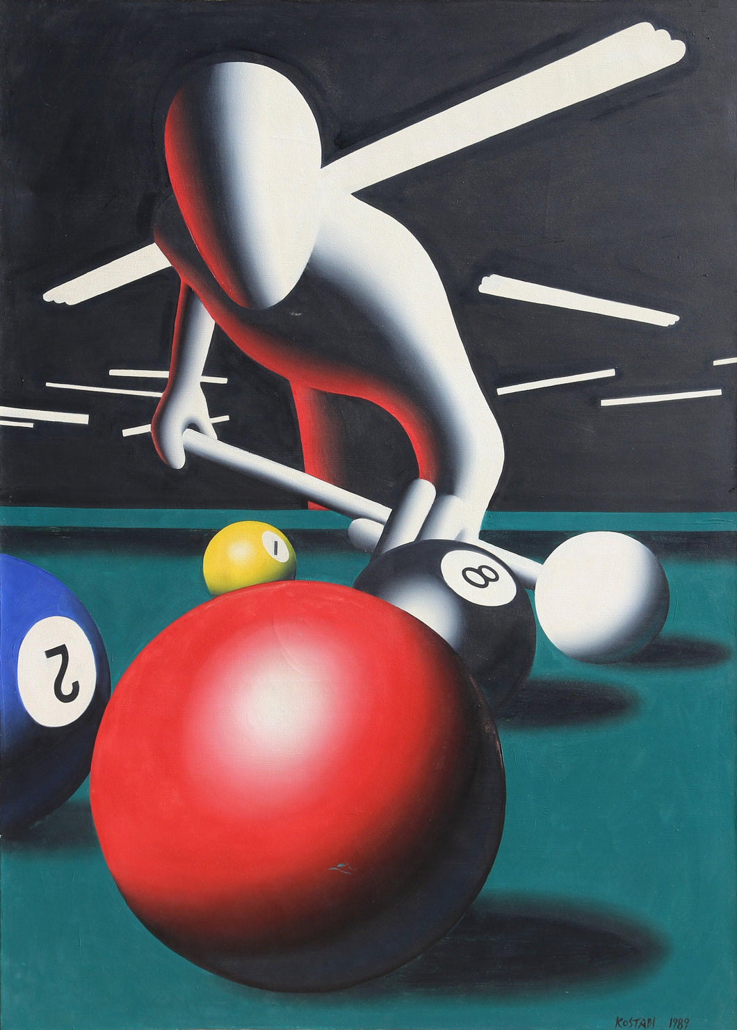 The Combination Oil | Mark Kostabi,{{product.type}}