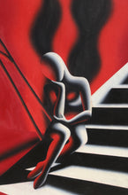 Upward Mobility Oil | Mark Kostabi,{{product.type}}