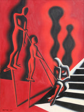 Upward Mobility Oil | Mark Kostabi,{{product.type}}