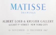 Matisse Drawings - Loeb & Krugier Gallery