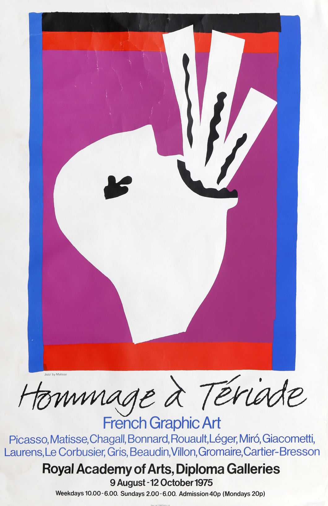 Hommage a Teriade Poster | Henri Matisse,{{product.type}}