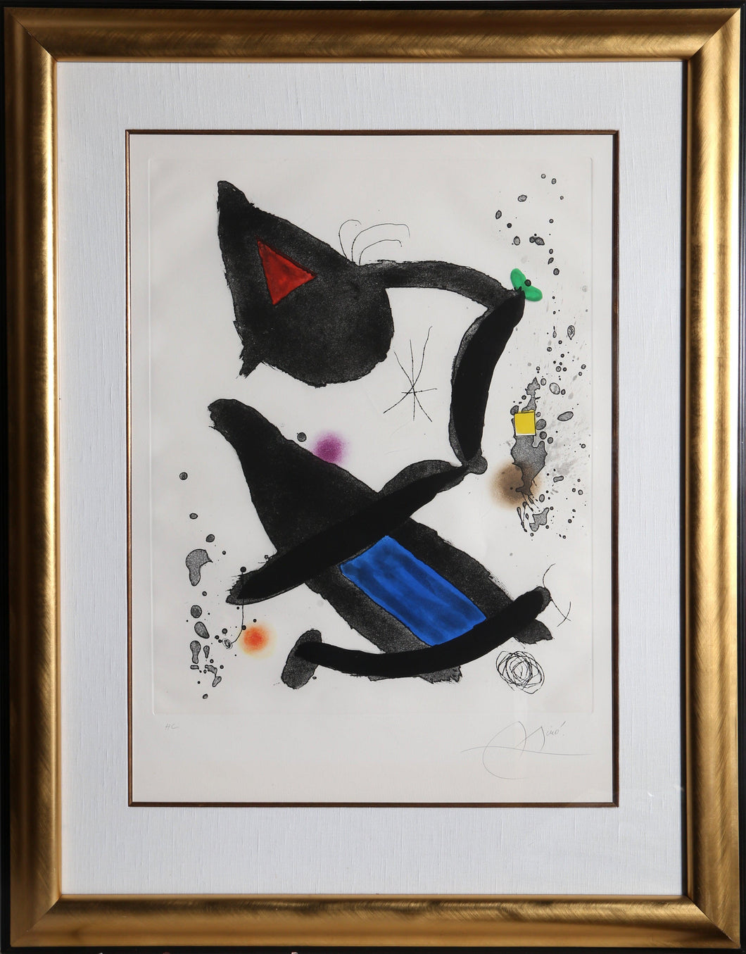 Le Roi David (King David) Etching | Joan Miro,{{product.type}}