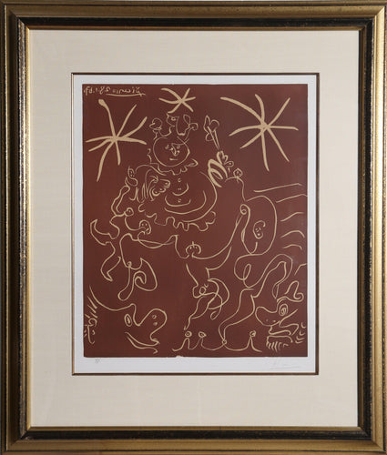 Carnaval Linocut | Pablo Picasso,{{product.type}}