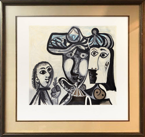 Couple et Enfant au Rameau d’Olivier