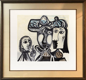 Couple et Enfant au Rameau d’Olivier