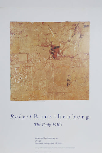 The Early 1950's, Untitled Gold Painting Poster | Robert Rauschenberg,{{product.type}}