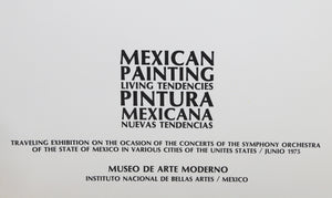 Mexican Painting - Living Tendencies Poster | Vicente Rojo,{{product.type}}
