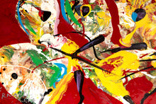 Dancing Figures In Red